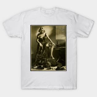 Vintage Hollywood Movie Poster Censorship Hays Code A.L. Whitey Schafer (1934) T-Shirt